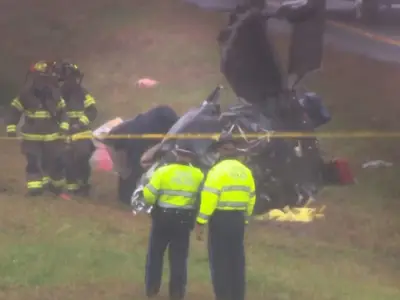 Married couple killed, driver on the ground injured when plane crashes onto highway in Dartmouth