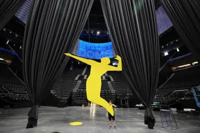 Video: Watch how Intuit Dome is transformed into Intuit Beach