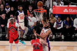 Knicks vencen 116-94 a Raptors para hilvanar su cuarta victoria consecutiva